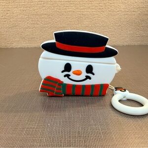 Snowman Design AirPod Pro Case with Keychain